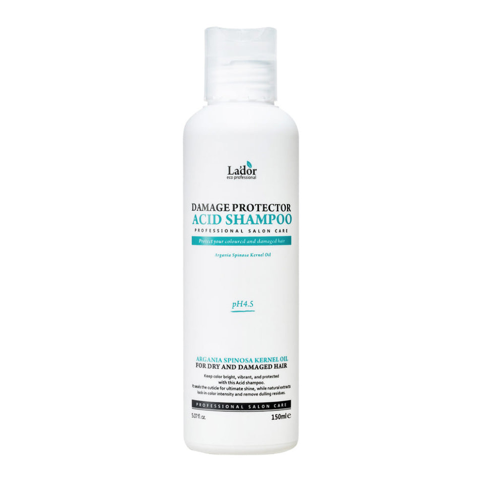 Профессиональный шампунь с аргановым маслом LADOR Damage Protector Acid Shampoo 150 мл