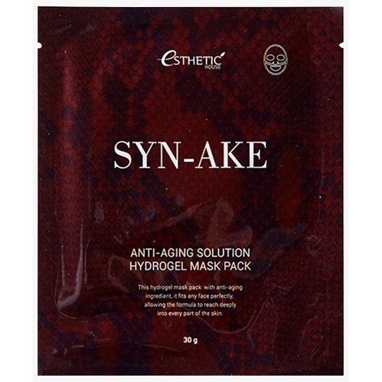 Гидрогелевая маска со змеиным пептидом ESTHETIC HOUSE SYN-AKE ANTI-AGING 