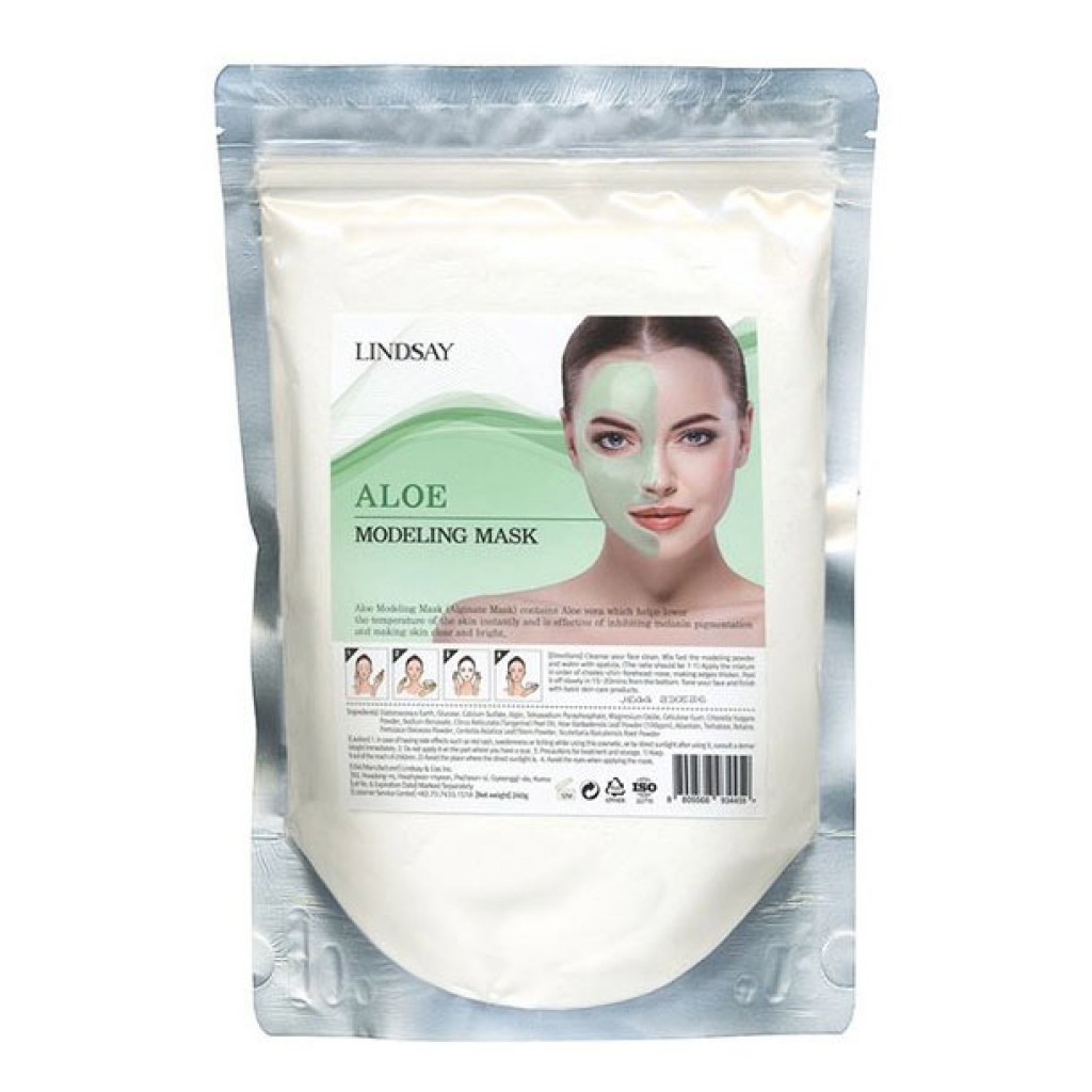 Альгинатная маска с экстрактом алоэ Lindsay Aloe Modeling Mask 240g
