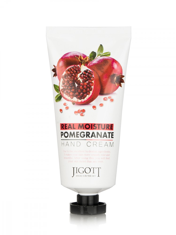 Увлажняющий крем для рук с высоким содержанием экстракта граната Jigott Real Moisture Pomegranate Hand Cream
