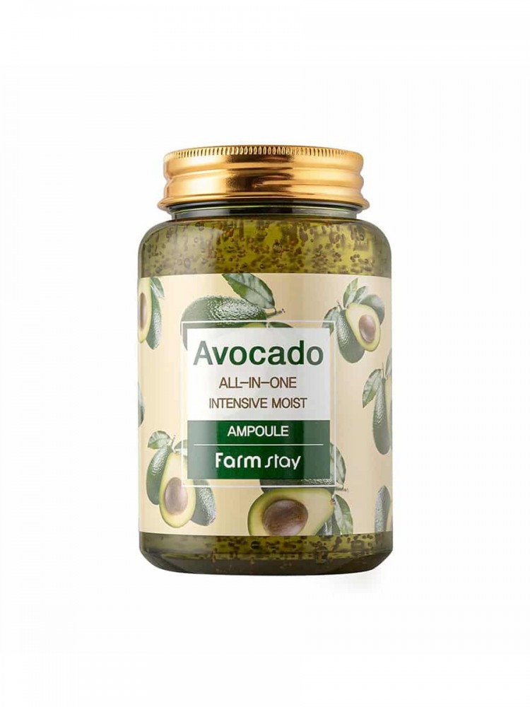 Многофункциональная ампульная сыворотка с экстрактом авокадо FarmStay Avocado All-In-One Intensive Moist Ampoule