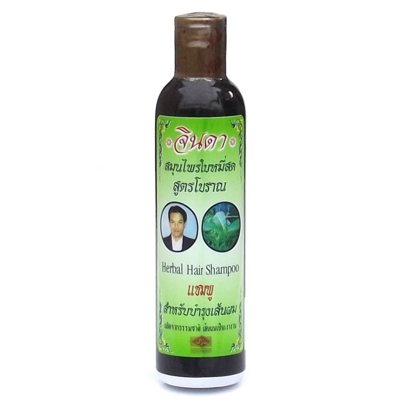 Jinda Herbal Hair Shampoo / Травяной шампунь Джинда от выпадения волос (250 мл)
